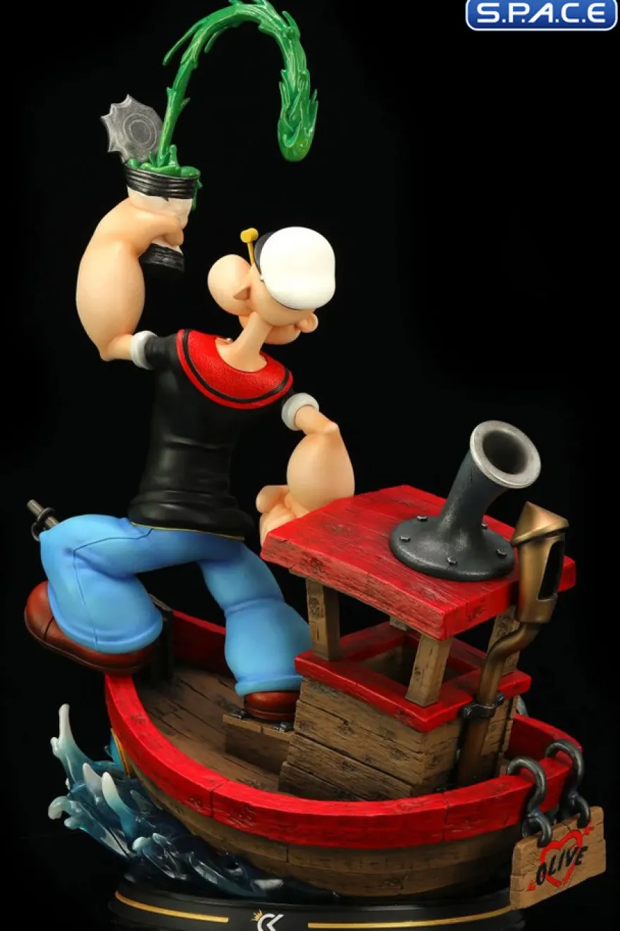 Popeye Statue - Olive Boat Version