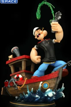 Popeye Statue - Olive Boat Version