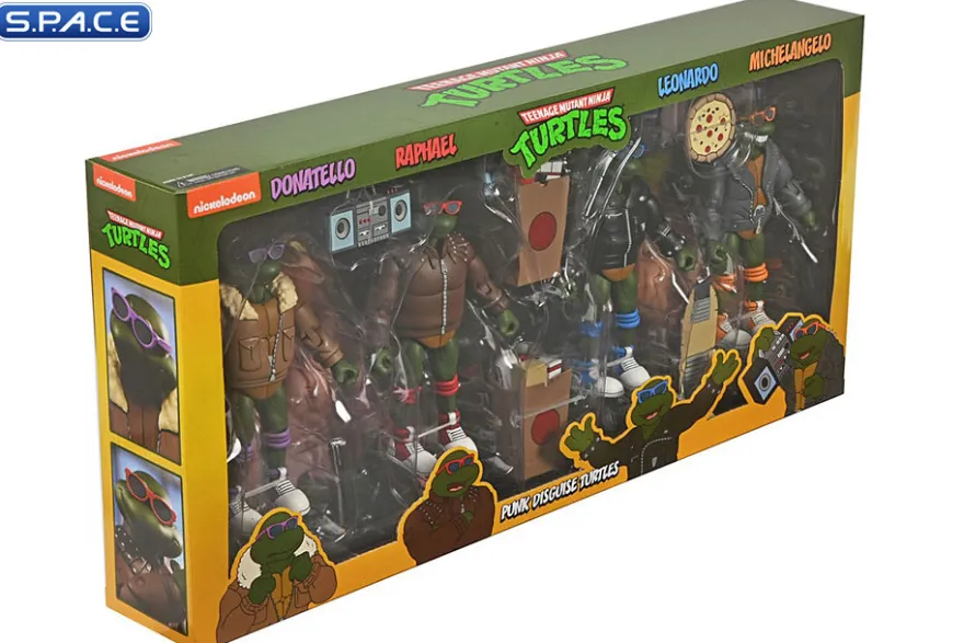 Punk Disguise Turtles 4-Pack