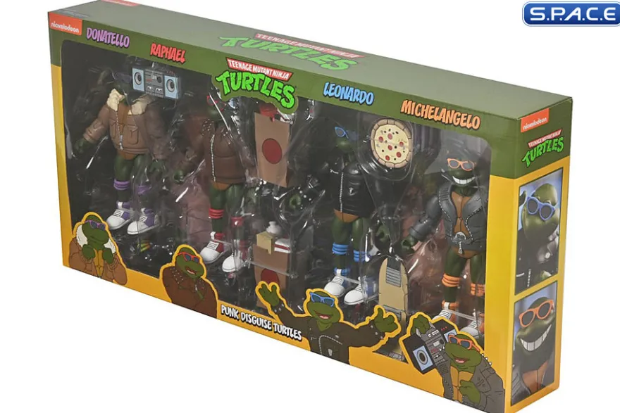 Punk Disguise Turtles 4-Pack