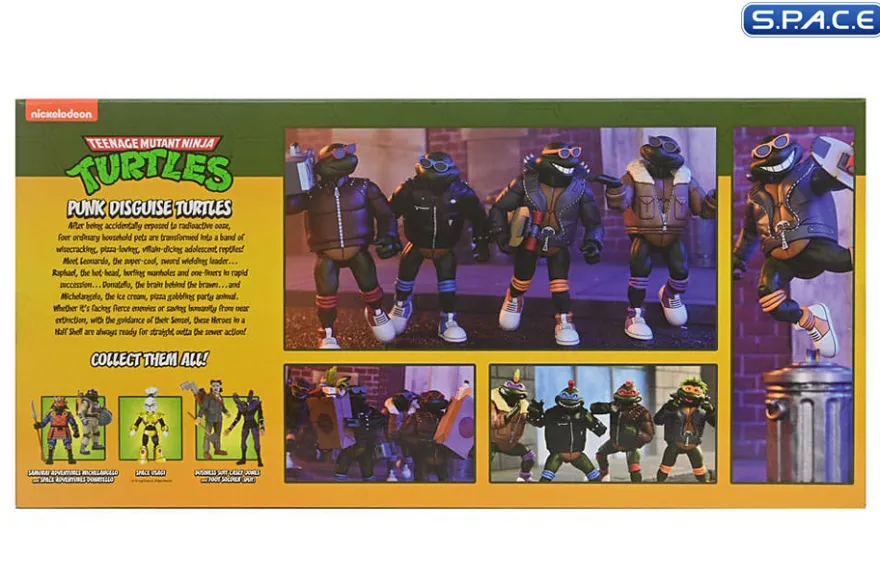 Punk Disguise Turtles 4-Pack