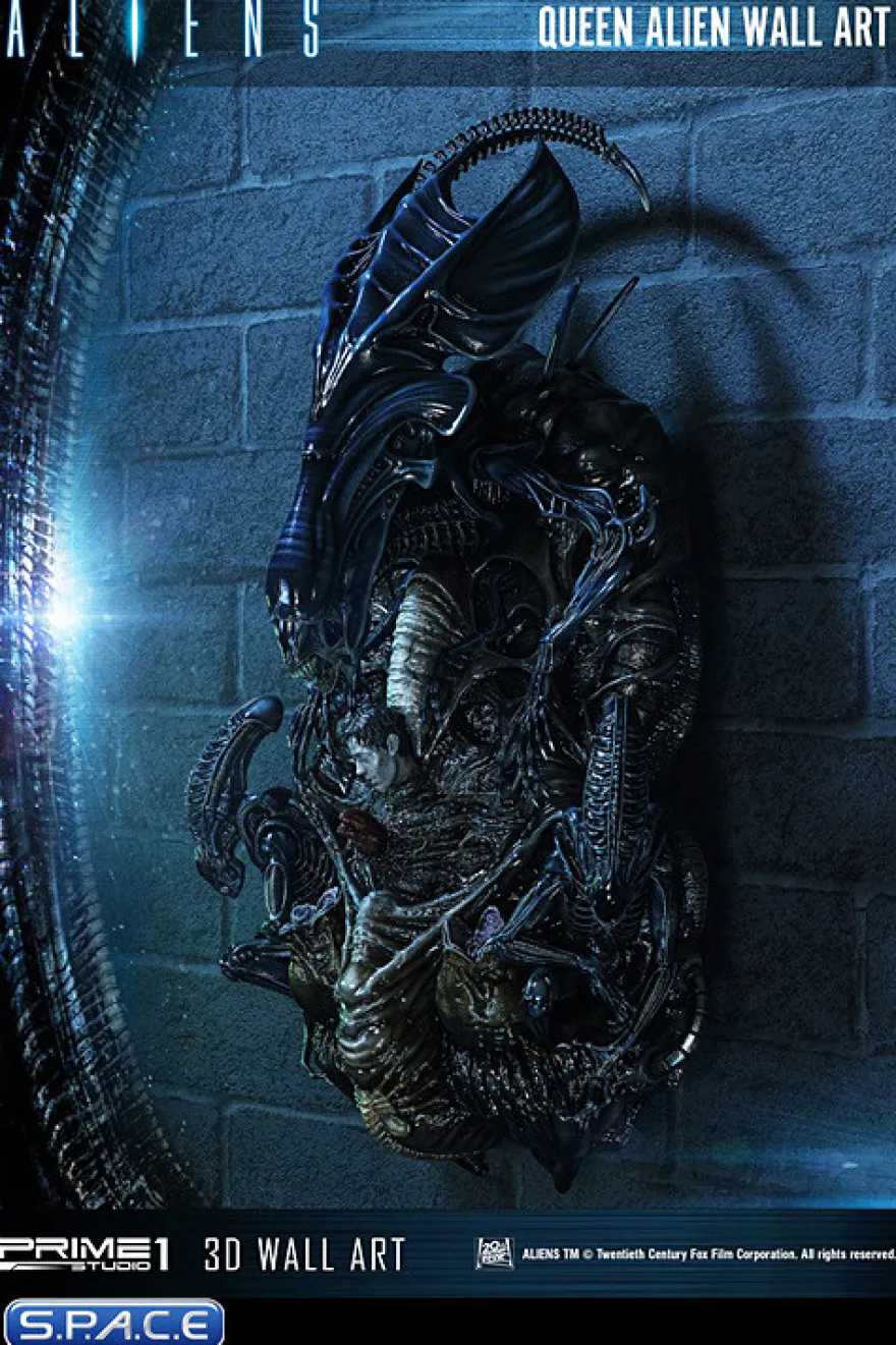Queen Alien 3D Wall Art