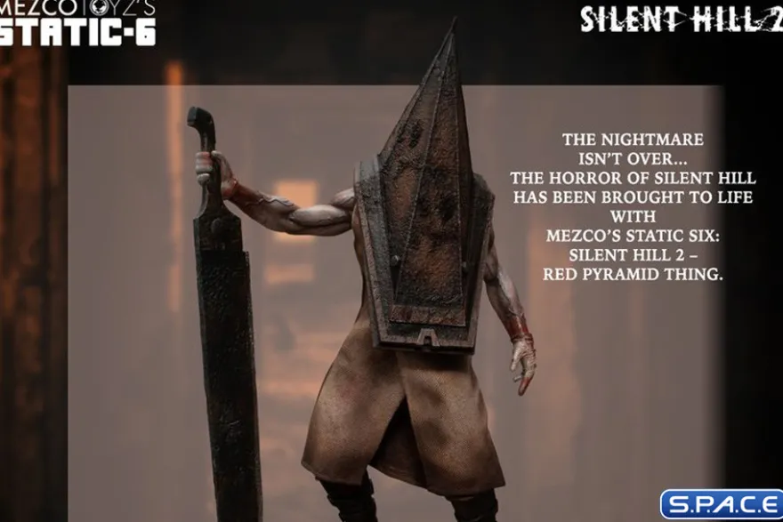 Red Pyramid Thing Static-6 Statue