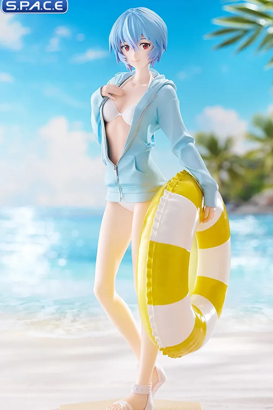 Rei Ayanami Beach Queens Pop Up Parade L PVC Statue