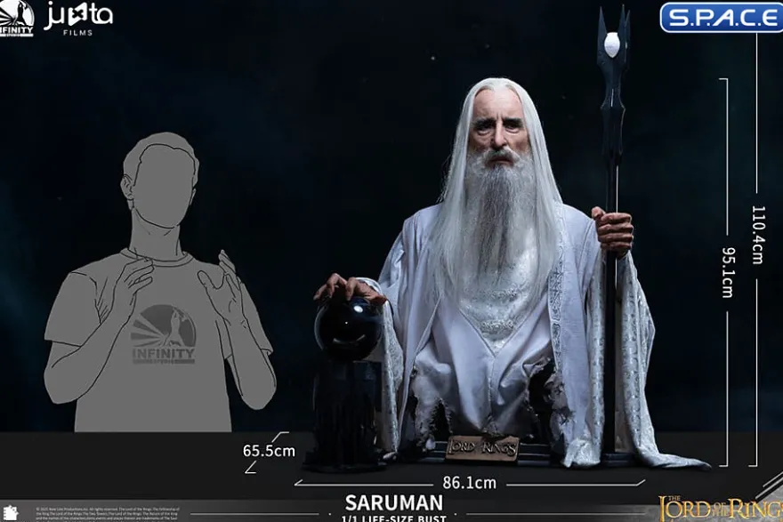 1:1 Saruman Life-Size Bust