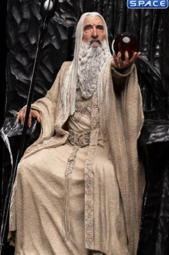 Saruman the White on Throne Statue