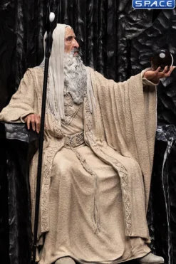 Saruman the White on Throne Statue