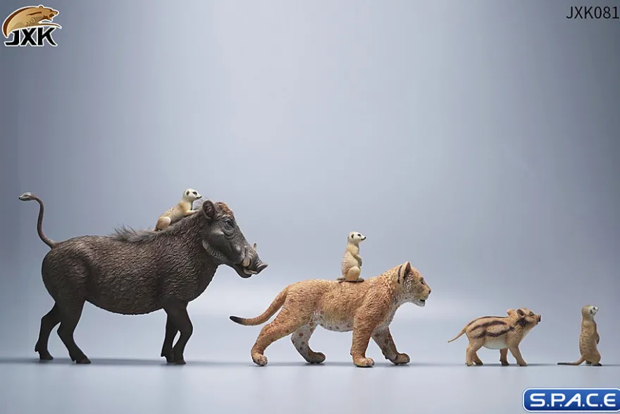 1/6 Scale African Animal Set