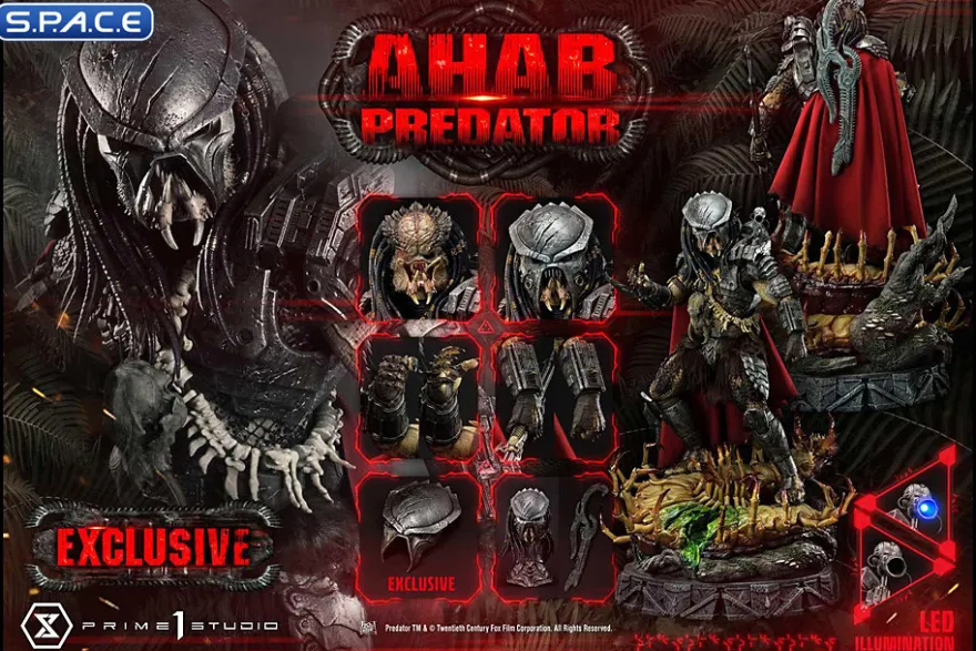 1/4 Scale Ahab Predator Premium Masterline Statue