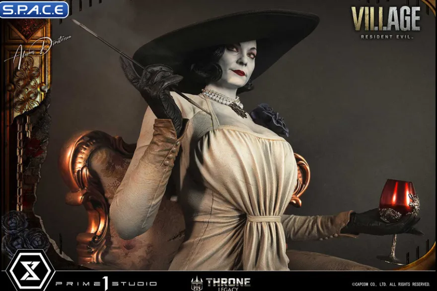 1/4 Scale Alcina Dimitrescu Throne Legacy Statue