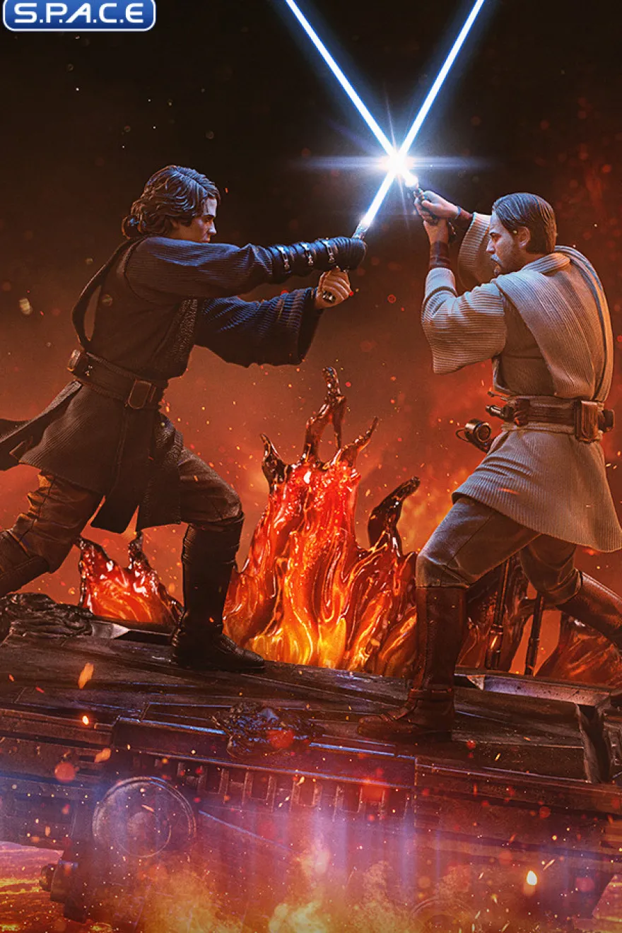1/10 Scale Anakin vs. Obi-Wan Art Scale Statue