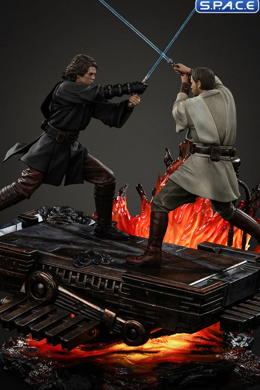 1/10 Scale Anakin vs. Obi-Wan Art Scale Statue