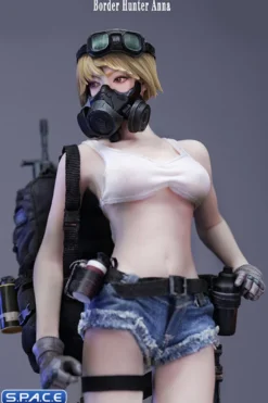 1/6 Scale Anna »The Border Hunter« Head Sculpt with gas mask