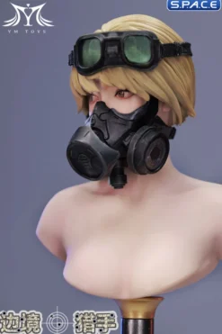 1/6 Scale Anna »The Border Hunter« Head Sculpt with gas mask