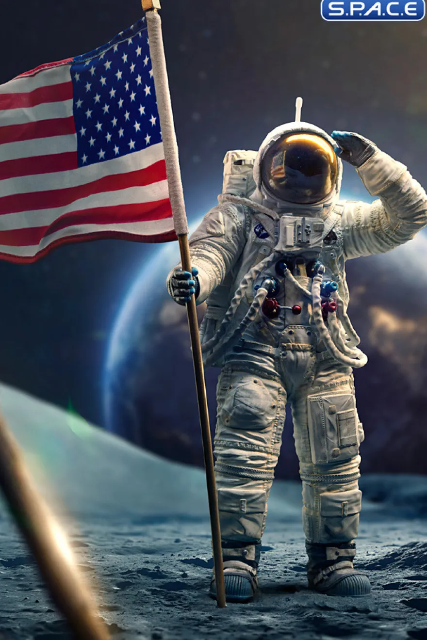1/10 Scale Apollo 11 Astronaut Art Scale Statue