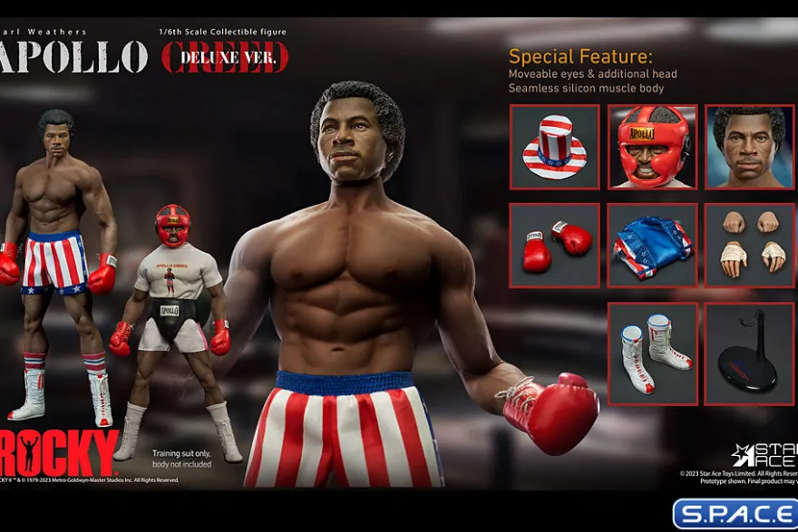 1/6 Scale Apollo Creed Deluxe Version