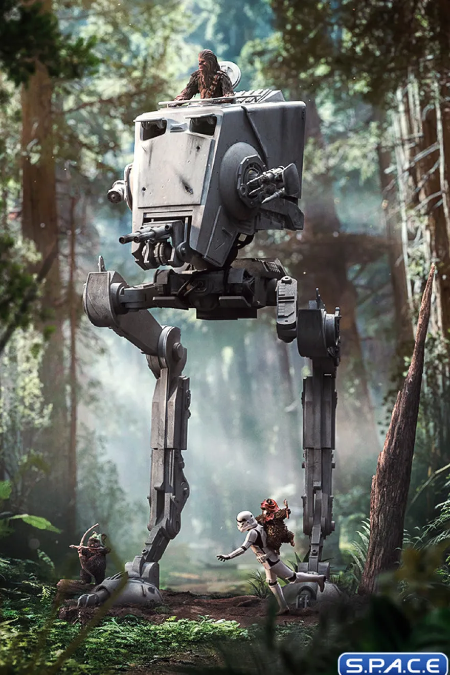 1/20 Scale AT-ST & Chewbacca Demi Art Scale Statue