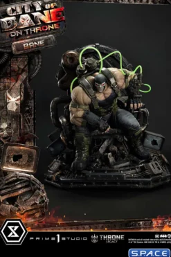 1/4 Scale Bane on Throne from Batman: City of Bane Throne Legacy Statue
