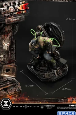 1/4 Scale Bane on Throne from Batman: City of Bane Throne Legacy Statue