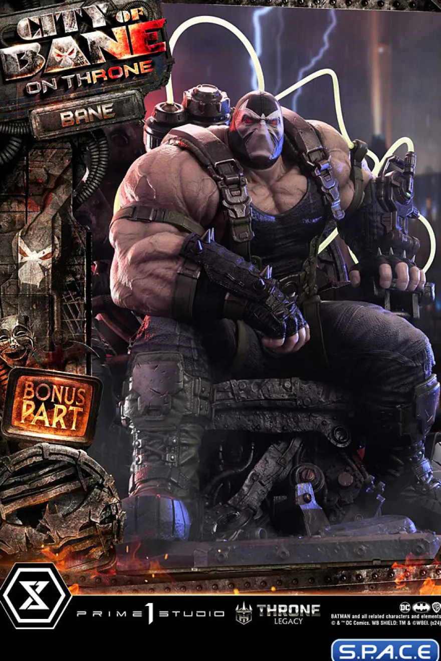 1/4 Scale Bane on Throne from Batman: City of Bane Deluxe Throne Legacy Statue