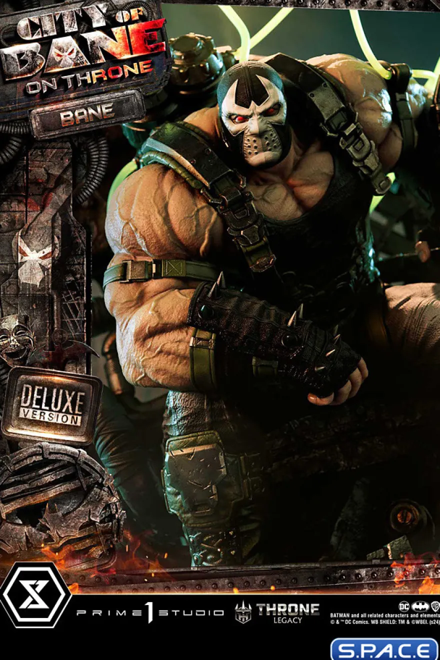 1/4 Scale Bane on Throne from Batman: City of Bane Deluxe Throne Legacy Statue