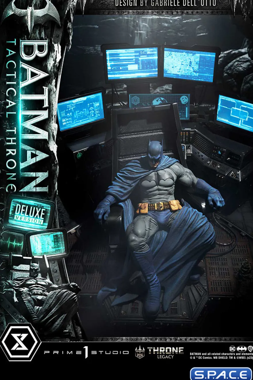 1/4 Scale Batman Deluxe Tactical Throne Throne Legacy Statue