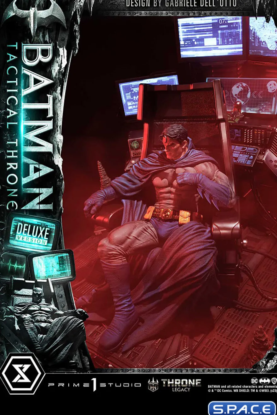 1/4 Scale Batman Deluxe Tactical Throne Throne Legacy Statue