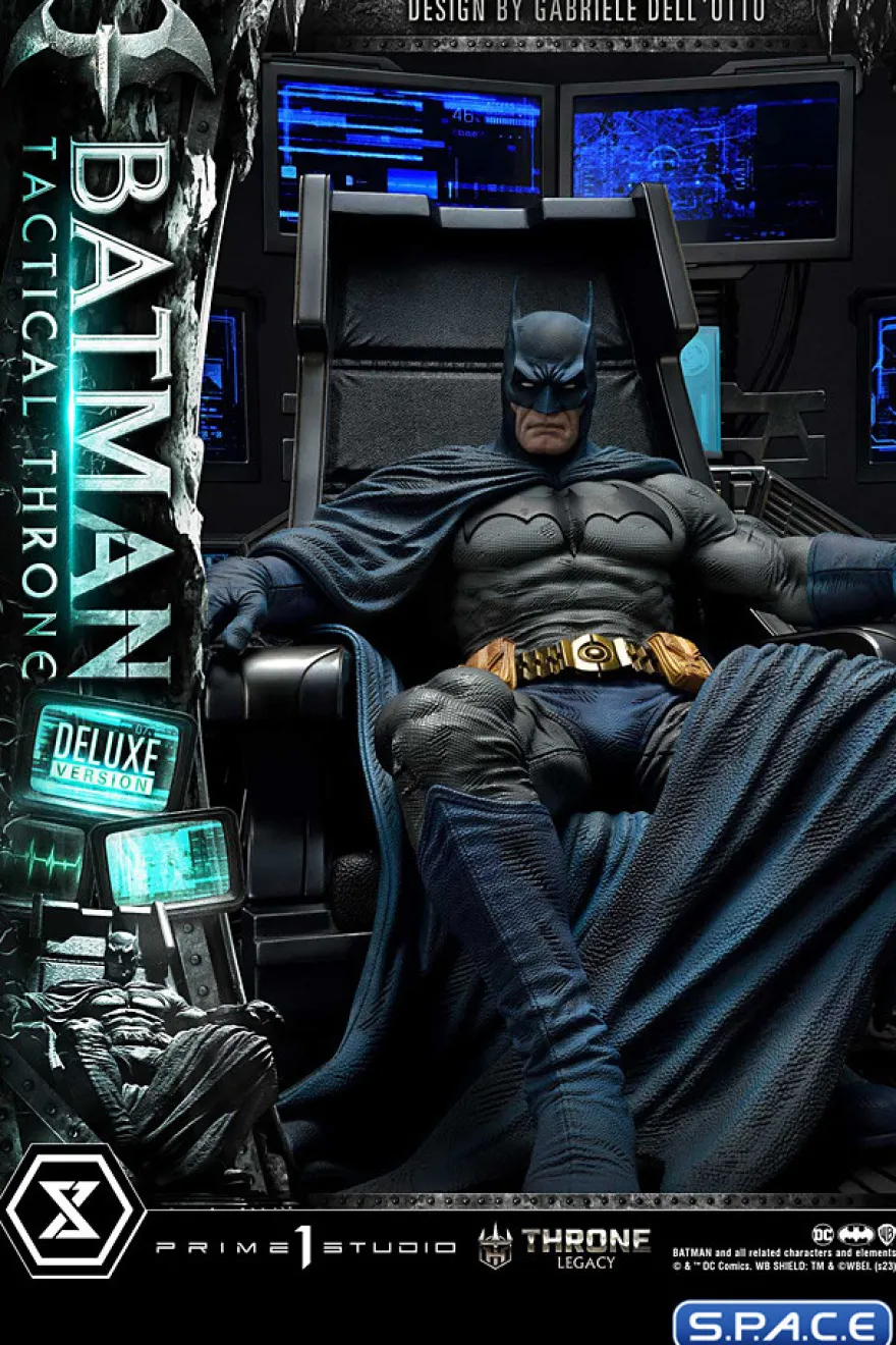 1/4 Scale Batman Deluxe Tactical Throne Throne Legacy Statue
