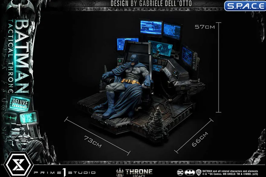 1/4 Scale Batman Deluxe Tactical Throne Throne Legacy Statue