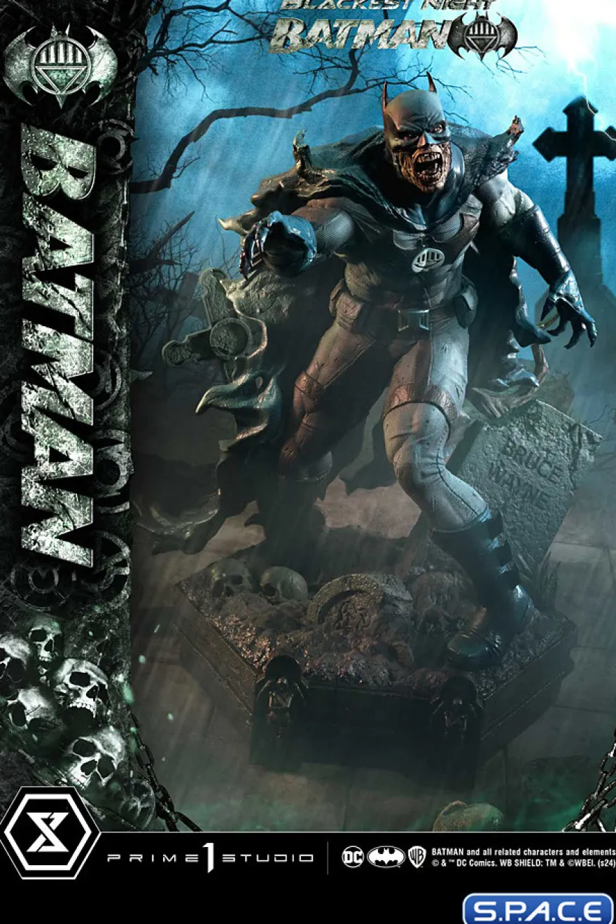 1/4 Scale Batman from Blackest Night Premium Masterline Statue