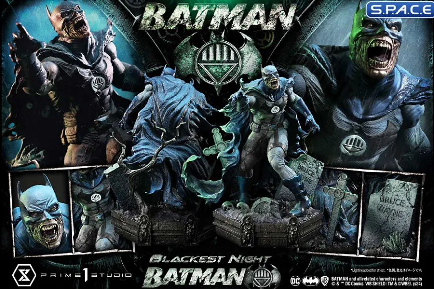 1/4 Scale Batman from Blackest Night Premium Masterline Statue