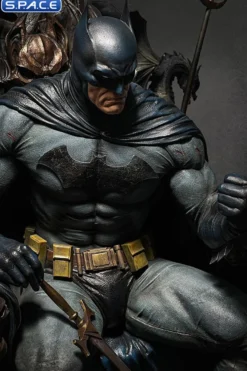 1/4 Scale Batman on Throne Statue - Premium Version