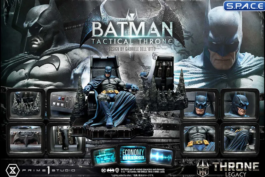 1/4 Scale Batman Tactical Throne Throne Legacy Statue