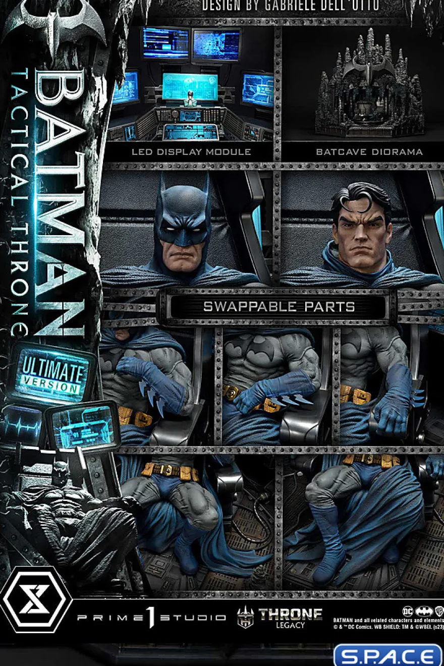 1/4 Scale Batman Ultimate Tactical Throne Throne Legacy Statue