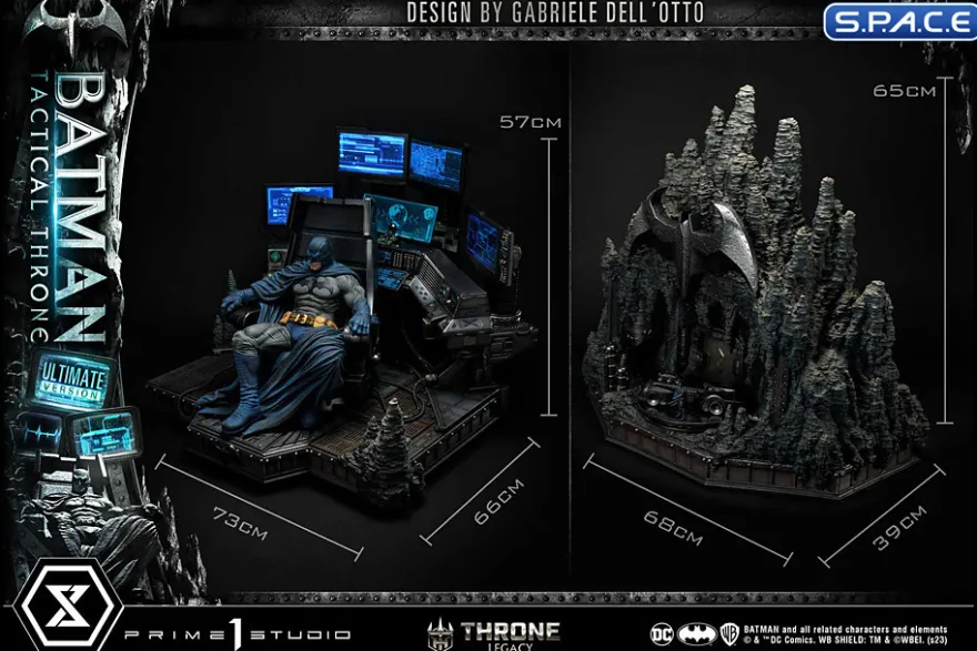 1/4 Scale Batman Ultimate Tactical Throne Throne Legacy Statue