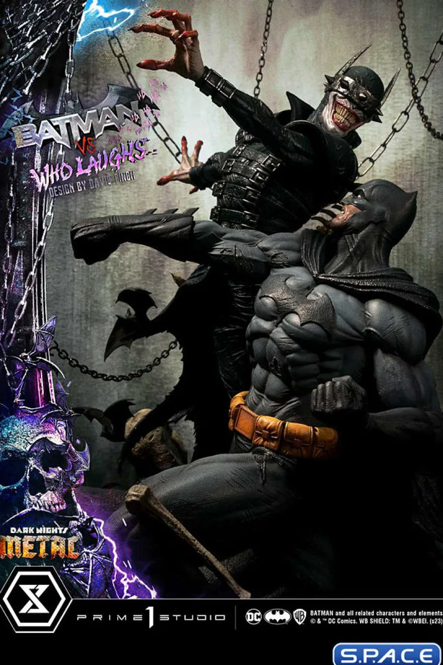 1/4 Scale Batman vs. Batman Who Laughs Ultimate Premium Masterline Statue