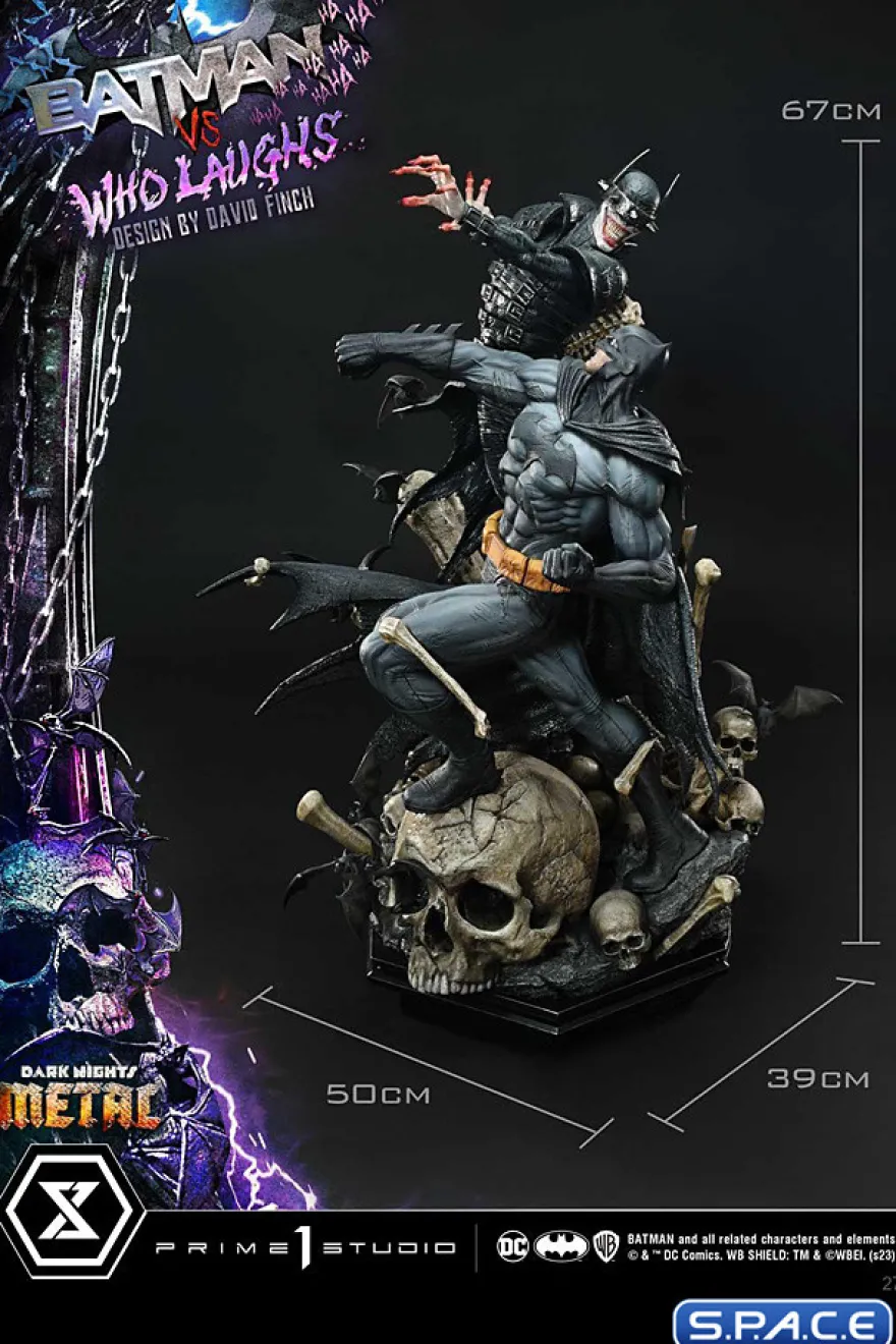 1/4 Scale Batman vs. Batman Who Laughs Ultimate Premium Masterline Statue
