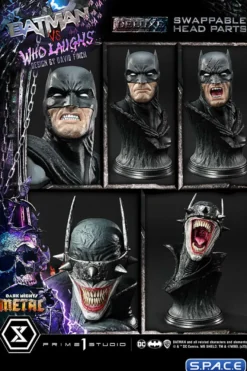 1/4 Scale Batman vs. Batman Who Laughs Deluxe Ultimate Premium Masterline Statue