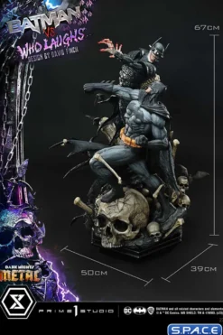 1/4 Scale Batman vs. Batman Who Laughs Deluxe Ultimate Premium Masterline Statue