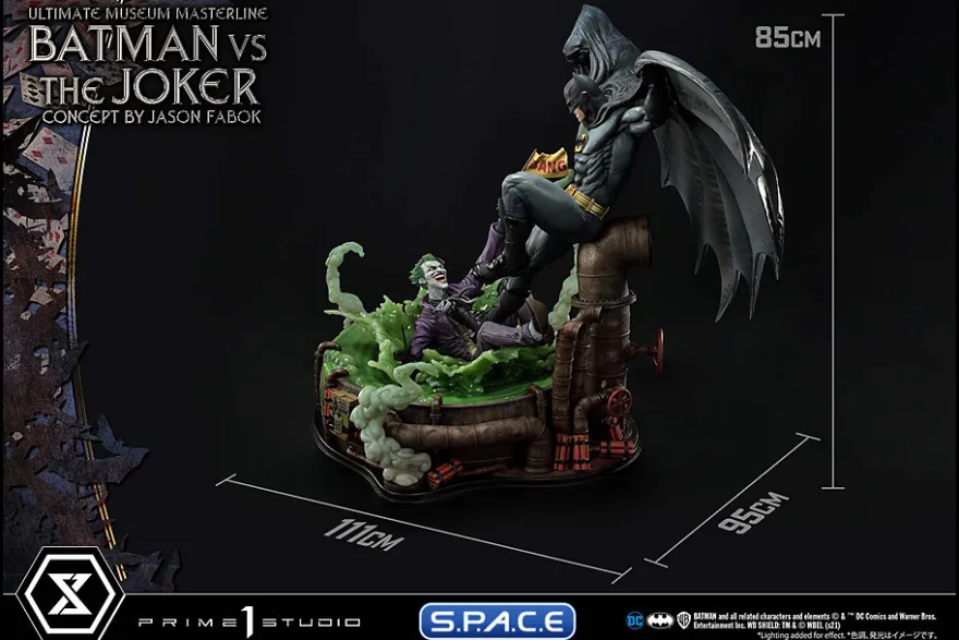 1/3 Scale Batman vs. The Joker »Concept by Jason Fabok« Ultimate Museum Masterline Statue