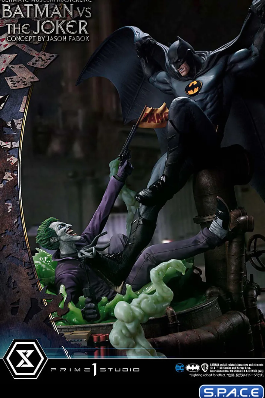 1/3 Scale Batman vs. The Joker »Concept by Jason Fabok« Ultimate Museum Masterline Statue