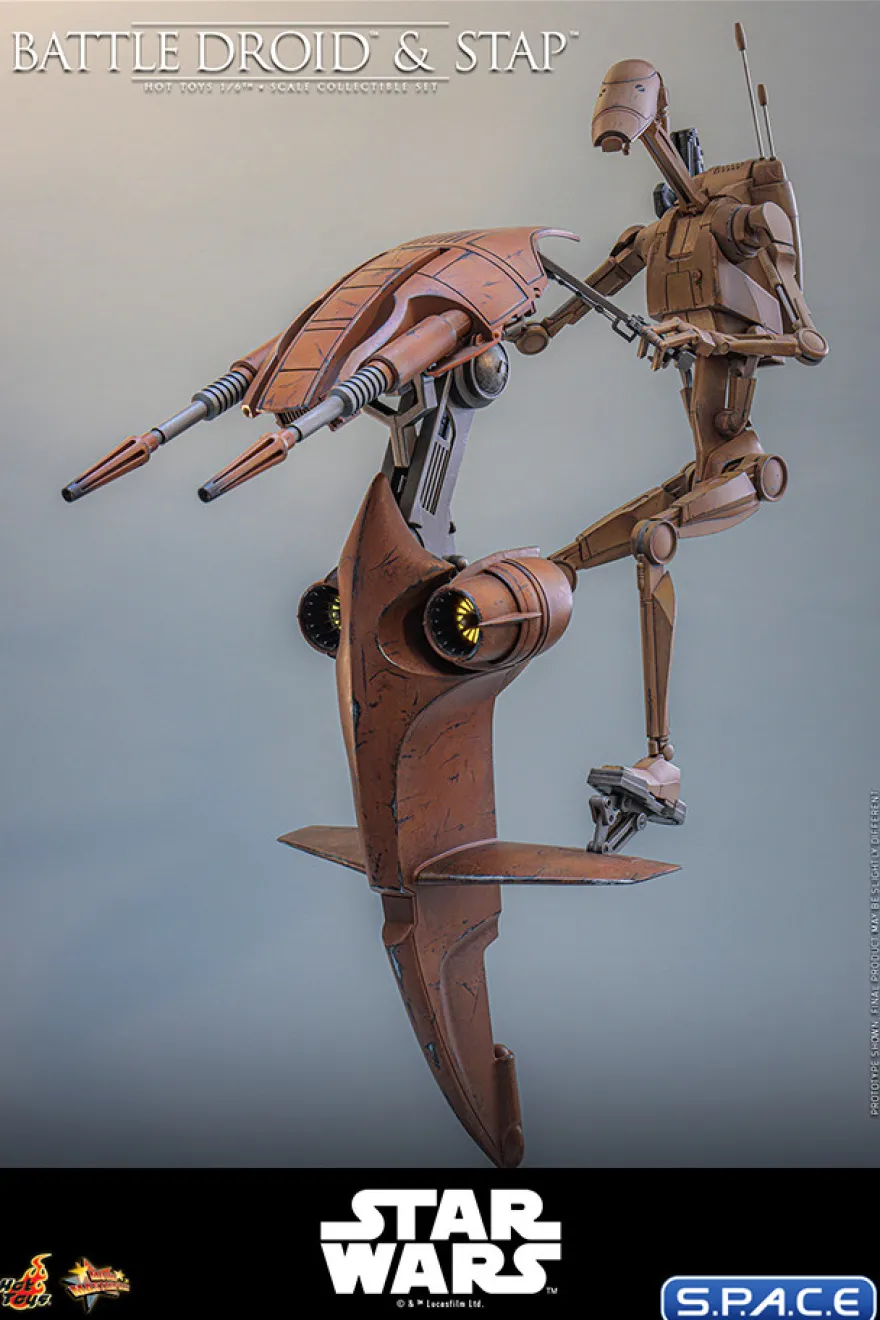 1/6 Scale Battle Droid and STAP Movie Masterpiece MMS887