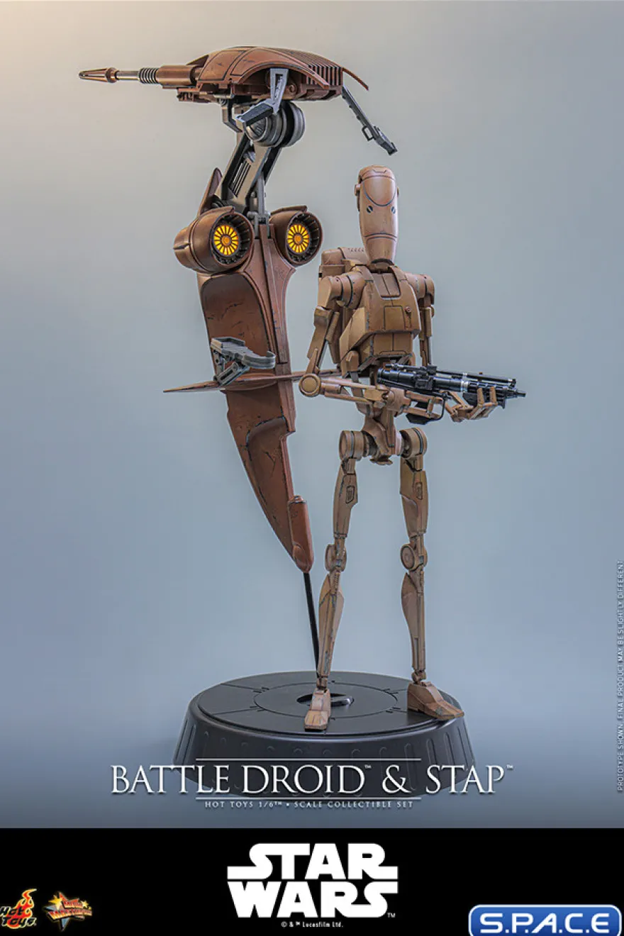 1/6 Scale Battle Droid and STAP Movie Masterpiece MMS887