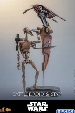 1/6 Scale Battle Droid and STAP Movie Masterpiece MMS887