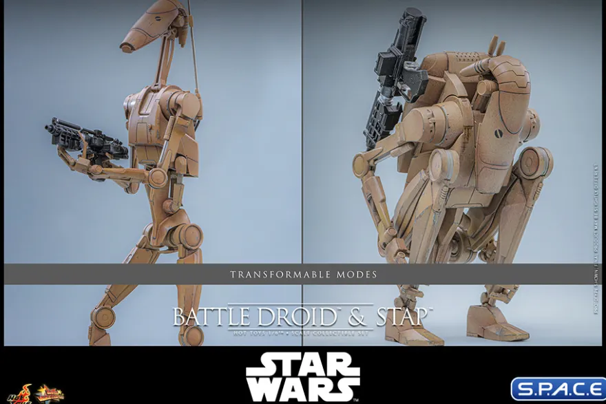1/6 Scale Battle Droid and STAP Movie Masterpiece MMS887