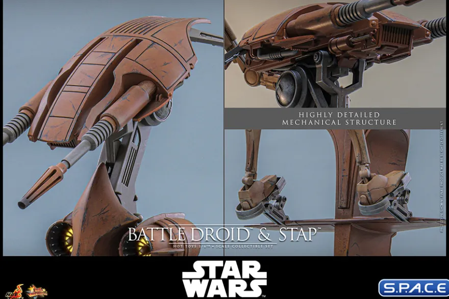1/6 Scale Battle Droid and STAP Movie Masterpiece MMS887