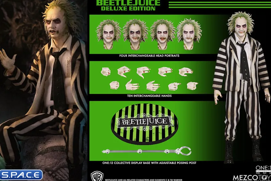 1/12 Scale Beetlejuice One:12 Collective Deluxe