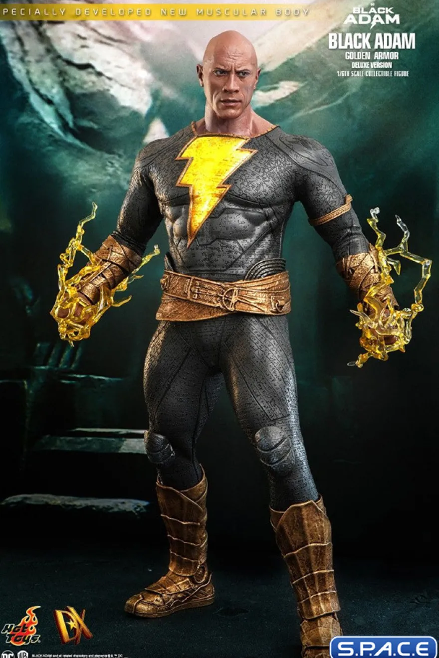 1/6 Scale Black Adam Golden Armor Deluxe DX31