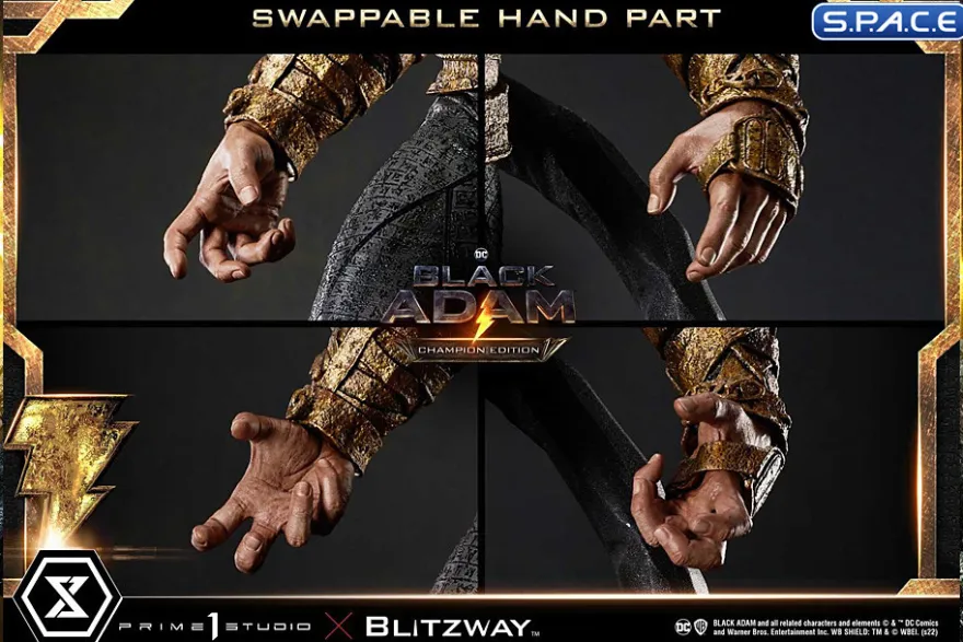1/3 Scale Black Adam Museum Masterline Statue