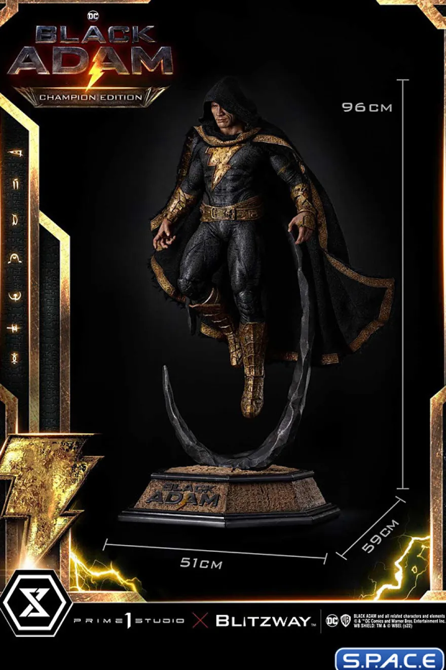 1/3 Scale Black Adam Museum Masterline Statue